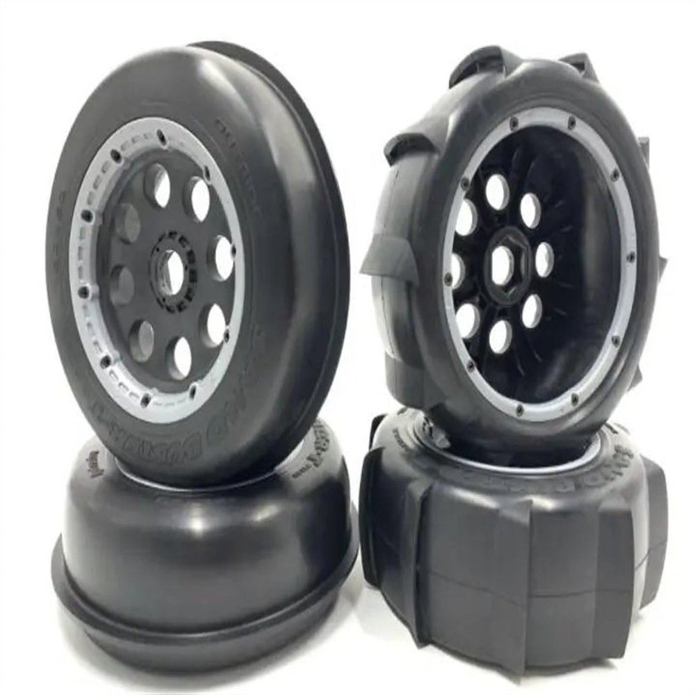 CCKALM Upgrade parts Compatible With Losi 5IVE-T 5T 2.0 1/5 5SC For Desert For Beach For TRUCK For HPI 5T 5SS For BAJAS Front/Rear Wheels/Tires