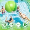 Ceenna 2 Pcs 60 Inch Giant Beach Ball Large Inflatable Pool Toy Balls Summer Swimming Toys Parties PVC Jumbo for Adults Summer Beach Pool Party Favor(Green,Fresh) view 3