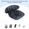 COOLBEBE Piddle Pads Car Seat Protector for Potty Training, Waterproof Car Seat Liner Toilet Training for Baby Infant Toddler, Baby Car Seat Liner for Strollers, Bouncers &Carseat(Black) view 4