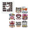 27 PCS Heat Transfer 100 Days School Direct to Film DTF Iron On Decals for Clothing Heat Press Patches DIY Tshirt Heat Transfer for Kid for Toddler view 1