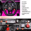 12V Ride On Car, Electric Car for Kids, 12V Ride on Toys, Kids Cars with 3 Speeds Adjustable w/Bluetooth, Parent Remote Control, Spring Suspension, AUX Port-Pink view 4