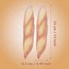 Funzhan Bakery Decoration Artificial Long Loaf Model Fake Simulation Bread Display Lifelike Faux Dessert Realistic Food Ornament Store Pub 2pcs view 2