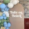Baby On Board Baby Shower Decal - Baby On Board Sign Balloon Arch Decal,Gender Reveal Decorations for Girls and Boys,Gender Reveal Supplies view 1