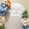 Baby On Board Baby Shower Decal - Baby On Board Sign Balloon Arch Decal,Gender Reveal Decorations for Girls and Boys,Gender Reveal Supplies view 4