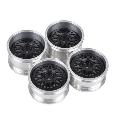 CCKALM Upgrade parts Compatible With Tamiya TA02 For Porsche For Turbo 934 For TA02-SW Aluminum Front/rear Wheels Rim Set (Color : 3)
