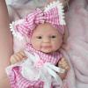 14" Reborn Baby Dolls, Full Silicone Baby, Realistic Soft Silicone Newborn Baby Doll, Real Full Body Silicone Reborn Baby Dolls with Feeding Accessories view 2