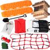 BRCatWPark RC Crawler Car Decoration Upgrades Part for 1/10 Trx4 Trx6 SCX10 GEN 7 8 Rc 4wd,10PCS Decoration Luggage Net/Package/Luggage/Fuel Tank/Shovel/Sand Ladder(Orange) view 1