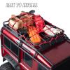 BRCatWPark RC Crawler Car Decoration Upgrades Part for 1/10 Trx4 Trx6 SCX10 GEN 7 8 Rc 4wd,10PCS Decoration Luggage Net/Package/Luggage/Fuel Tank/Shovel/Sand Ladder(Orange) view 3