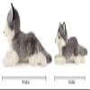 Ice King Bear Mom and Baby Stuffed Animals Set Zoo Wild Animals (Siberian Husky) view 3
