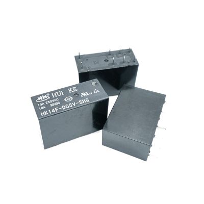 VUBBJCRS 2PC Power Relay HK14FD-DC12V-SHG/DC5V/DC24V 8-pin 5A Two Open Two Closed (Size : HK14FH-DC24V-SHG)
