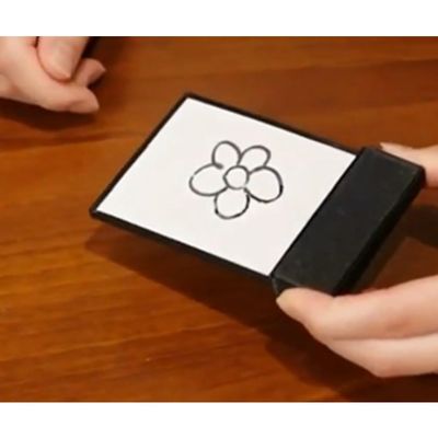 ZQION Flick! Whiteboard Gimmicks Close Up Performer Beginner Magician Magie Props Street Magia Illusions Bar Trick Magic Tricks Funny Professional Magia