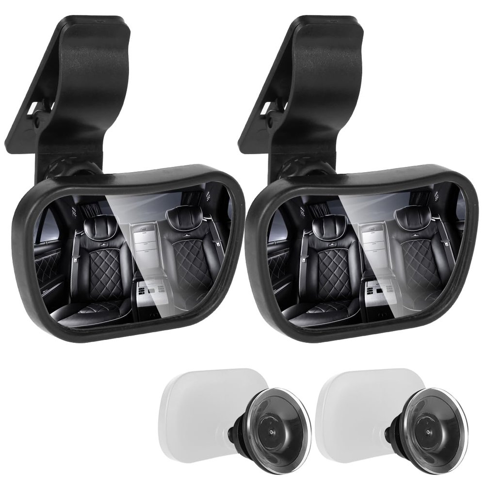 2Pcs Rear Facing Car Seat Mirrors, Rear View Mirror Universal Baby Rear View Mirror Angle Adjustable Baby Car Rear View Mirror Wide View Clear Baby Car Rearview Mirror with Suction Cup for Car SUV
