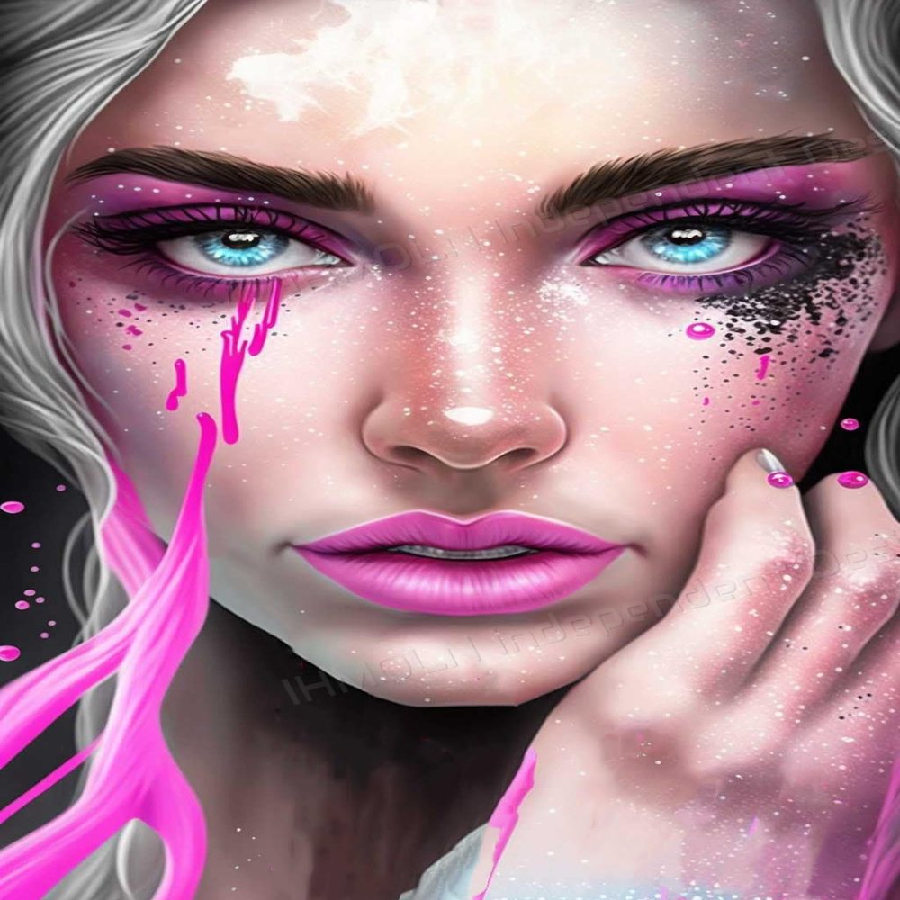 1000 Piece Adult Jigsaw Puzzles - Makeup Girl Jigsaw Puzzles to Pass The Time Gifts & Fun Collectibles to Enhance Concentration & Sense of Achievement (Framable Home Decor 29.6 X 19.7 inch)