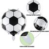 10 Pieces 18 inches Soccer Balloons Soccer Themed Party Decorations Foil Mylar Soccer Ball Balloons For Birthday Sports Graduation Party Decoration (Sports) view 3