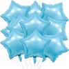 KALOR 18 Inch Light Blue Star Mylar Balloons, 10 Pcs Star Shape Foil Balloon Helium Balloons for Wedding, Baby Shower, Birthday Party Decorations view 1