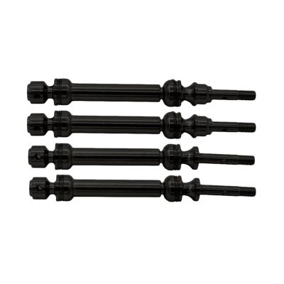 cvking RC Car Drive Shafts Compatible with for traxxas for Slash 4X4 for Huanqi 727 for Mountain for Rat 1/10 RC Car Metal Front and Rear Drive Shaft Spline CVD (Color : Color 2)