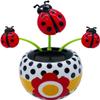 Red Solar Dancing Flower, Cute Power Flower for Car Decoration Swing Flowers, Solar Dashboard Decorations Flower Dancing Decor, Car Dashboard Swinging Doll Car Desktop Home Ornament, Solar Power Kits view 1