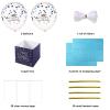 lasuroa Pull Money Balloon Box for Cash Gift, Funny Happy Birthday Balloon Surprise Set with Balloons Ribbon Balloon Holder Surprising Birthday Money Box Pull Out Gifts for Girlfriend Wife (Blue) view 2