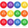 Jerify 12 Pcs Foam Dodgeballs Sets, 6 Inch Soft Foam Dodgeball Balls for Kids & Adults, Non-Sting Playground Sports Equipment for Outdoor & School Games(Classic) view 1