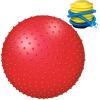 Relaxgiant Large Sensory Massage Ball Bouncy Exercise Ball with Tactile Spikes 22 inch Big Inflatable Balls with Air Pump for Girls Boys Outdoor Indoor Pool Beach (Red) view 1