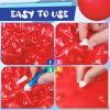 Relaxgiant Large Sensory Massage Ball Bouncy Exercise Ball with Tactile Spikes 22 inch Big Inflatable Balls with Air Pump for Girls Boys Outdoor Indoor Pool Beach (Red) view 4