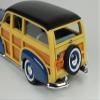 1948 Chevy Fleetmaster Woodie Station Wagon Como Blue with Black Top Limited Edition to 240 Pieces Worldwide 1/43 Model Car by Goldvarg Collection GC-045A view 3