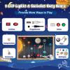 Adena Montessori Solar System Busy Board for Toddlers - Wooden Sensory Activity Toys with LED Light Switch, Travel Toys for 1-6 Year Old Boys & Girls Gifts, Educational Board for Fine Motor Skills view 2