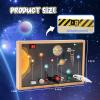 Adena Montessori Solar System Busy Board for Toddlers - Wooden Sensory Activity Toys with LED Light Switch, Travel Toys for 1-6 Year Old Boys & Girls Gifts, Educational Board for Fine Motor Skills view 3