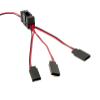 3 Way Wire LED Light On/Off Switch Y Cable for Axial SCX10 TRX-4 1/10 RC Crawler Car Modify view 4