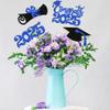 12 PCS Double Sided 2025 Graduation Party Centerpiece Sticks for Table - Congrats Class of 2025 Table Toppers - Blue Party Decorations Supplies view 4