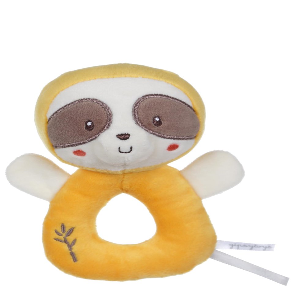 GIPSY Toys Plush Layer Ratchet Bamboo Range 14 CM S/MAP Yellow and Brown 1st Age