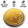 Bitcoin Coin - Commemorative BTC Coins Plus Clear Protective Case, Physical Bitcoin, Cryptocurrency Gifts, Limited Edition Collectible Plus Protective Case view 2