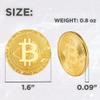 Bitcoin Coin - Commemorative BTC Coins Plus Clear Protective Case, Physical Bitcoin, Cryptocurrency Gifts, Limited Edition Collectible Plus Protective Case view 4