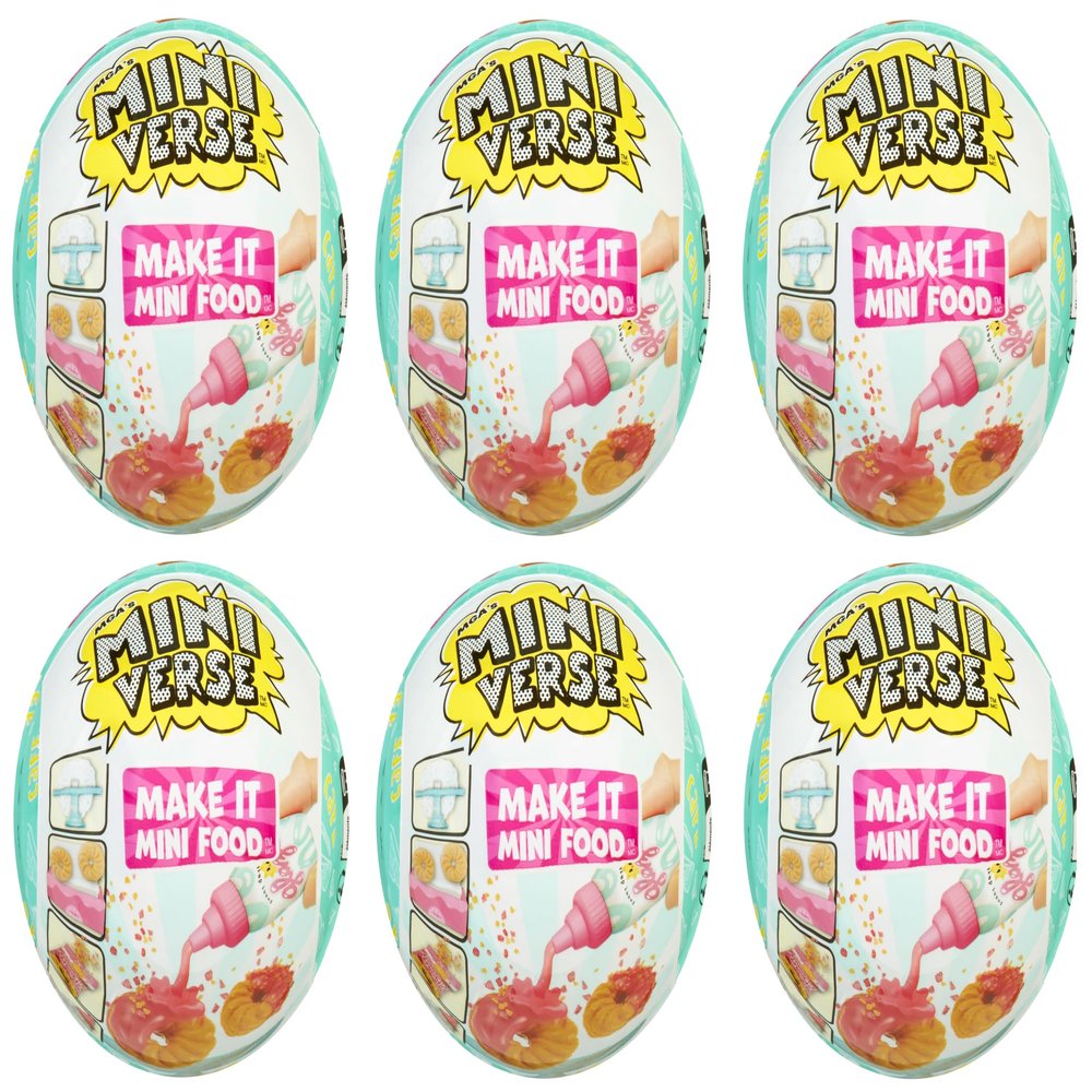 MGA's Miniverse- Make It Mini Foods: Cafe Series 3B 6PK