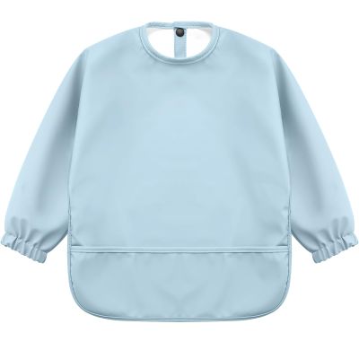 Accmor Long Sleeve Baby Bib, Full Sleeve Bib, Baby Toddler Waterproof Sleeved Bibs Smock, Machine Washable