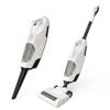 SMILESSKIDDO Kids Vacuum - Cordless Toy Vacuum with 2 Nozzles, Realistic Sounds & Ball Popping, Kids Cleaning Toy Housekeeping Set (White)