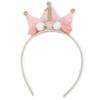 1st Birthday Princess Headband - Sparkling Tiara for Toddler Girls, Age 1-6, Crown, Flower Headbands (1st Birthday Edition) view 1