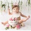 1st Birthday Princess Headband - Sparkling Tiara for Toddler Girls, Age 1-6, Crown, Flower Headbands (1st Birthday Edition) view 3