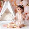 1st Birthday Princess Headband - Sparkling Tiara for Toddler Girls, Age 1-6, Crown, Flower Headbands (1st Birthday Edition) view 4