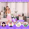 Mini Karaoke Machine for Kids & Adults, Kids Toys for Girls & Boys Gifts, Bluetooth Speaker with 1 Wireless Microphone for Kids Adults Toddler Girls Home Party Birthday Gifts Purple view 2