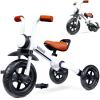KRIDDO 2-in-1 Kids Balance Bike and Kids Tricycle for 2 to 5 Year Old, Toddler Balance Bike with Detachable Pedals, Tricycles for 3-5 Year Olds with Stitched Soft Grip, White view 1