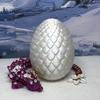 3D Printed Dragon with Dragon Egg, Articulated Dragon, 12" Tri Color Red Purple Gold Cherry Blossom Dragon, Fidget ADHD Autism Sensory Toy Executive Desk Toy D021-RPG view 3