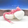 3D Printed Dragon with Dragon Egg, 12" Pink and White Cherry Blossom with Dragon Egg, Fidget ADHD Autism Sensory Toy D023-WHT view 4