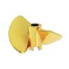 Be In Your Mind 35mm RC Boat 2 Blade Propeller Zinc Alloy Blades Propeller Compatible with FeiLun FT016 FT007 FT012 FT009 FT011 FT010 FT016 (Yellow) view 1