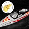 Be In Your Mind 35mm RC Boat 2 Blade Propeller Zinc Alloy Blades Propeller Compatible with FeiLun FT016 FT007 FT012 FT009 FT011 FT010 FT016 (Yellow) view 3
