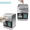 Brekya Mini ATM Piggy Bank Security Machine Best Gift for Kids,Electronic Code Piggy Bank Auto Scroll Paper Money Saving Box Coin Bank for Boys Girls Password Lock view 2
