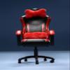 Fremego 1/6 Scale Chair Model,Gaming Chair Model Office Chair Furniture Scene Porps Accessory for 12inch Action Figure (Red) view 2