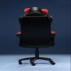 Fremego 1/6 Scale Chair Model,Gaming Chair Model Office Chair Furniture Scene Porps Accessory for 12inch Action Figure (Red) view 4