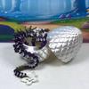 Generic 3D Printed Articulated Dragon with Dragon Egg, Articulated Dragon,12"" Yellow Purple and White Cherry Blossom Dragon, Fidget ADHD Autism Sensory Toy, Executive Desk Toy D031 view 4