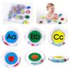 26pcs Letters Floating Alphabet Bath Toys Ring, Mold Free Bathtub Toys Water Pool Toys Set with Mesh Bag for Kids Babies Toddlers Ages 2 3 4 - Preschool ABC Learning Educational Gifts view 1